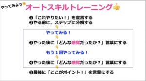 やってみよう！オートスキルトレーニング